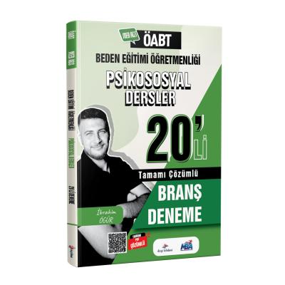 Dizgi Kitap 2026 MEB AGS ÖABT Beden Eğitimi Psikososyal Dersler Tamamı  Çözümlü 20 Branş Deneme İbrahim Ögür