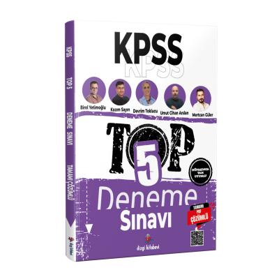 Dizgi Kitap 2026 KPSS TOP 5 Tamamı Çözümlü Fasiküller Halinde 5 Deneme Sınavı
