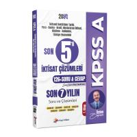 Dizgi Kitap 2026 KPSS A Son 5'Lİ  İktisat Son 7 Yıl Tamamı Çözümlü Orijinal Çıkmış Sorular 1. Kitap (2019-2025)