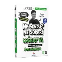 Dizgi Kitap 2026 Ne Sordu Ne Sorar KPSS Coğrafya Tamamı Video Çözümlü Soru Bankası Kazım Sayın