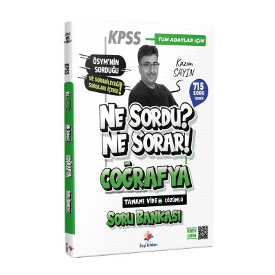 Dizgi Kitap 2026 Ne Sordu Ne Sorar KPSS Coğrafya Tamamı Video Çözümlü Soru Bankası Kazım Sayın