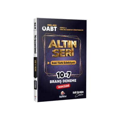 Dizgi Kitap 2026 MEB AGS ÖABT Altın Seri Türkçe Öğretmenliği & Türk Dili ve Edebiyatı Öğretmenliği Eski Türk Edebiyatı Tamamı Çözümlü 7 Deneme Sınavı Halil İbrahim Canlıer