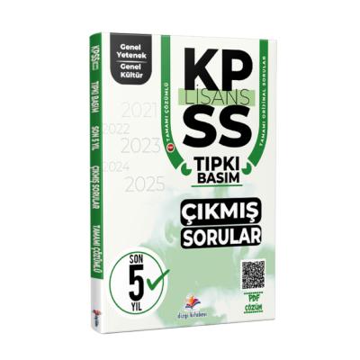 Dizgi Kitap 2026 KPSS Genel Yetenek Genel Kültür Son 5 Yıl  Çözümlü Tıpkı Basım Çıkmış Sorular