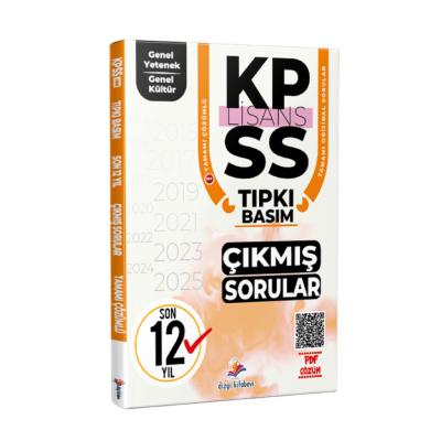 Dizgi Kitap 2026 KPSS Genel Yetenek Genel Kültür Son 12 Yıl  Çözümlü Tıpkı Basım Çıkmış Sorular