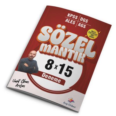 Dizgi Kitap KPSS AGS ALES DGS Sözel Mantık Video Çözümlü 8x15 Deneme Umut Cihan Arslan