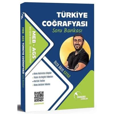 Doktrin Yayınları MEB-AGS Türkiye Coğrafyası Soru Bankası Çözümlü - Rıza Akın Kayar