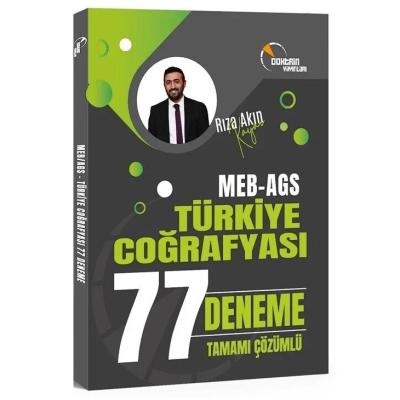 Doktrin Yayınları MEB-AGS Türkiye Coğrafyası 77 Deneme Çözümlü - Rıza Akın Kayar