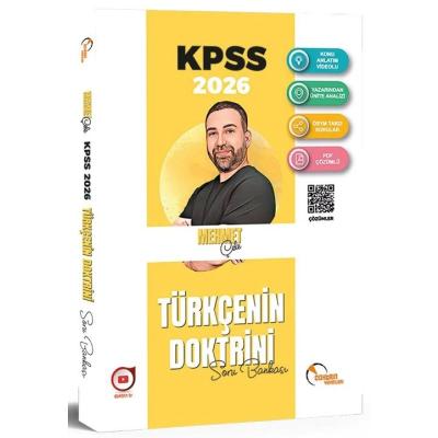Doktrin Yayınları 2026 KPSS Türkçenin Doktrini Soru Bankası Çözümlü - Mehmet Çele