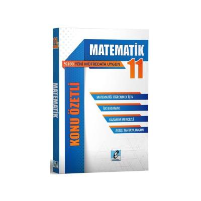 E - Kare Yayınları 11. Sınıf Matematik Konu Özetli Soru Bankası
