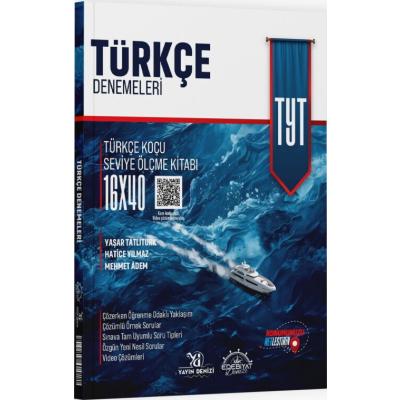 Edebiyat Denizi Yayınları TYT Türkçe 16 x 40 Branş Denemeleri