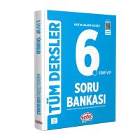 Editör Yayınları 6. Sınıf VIP Tüm Dersler Soru Bankası
