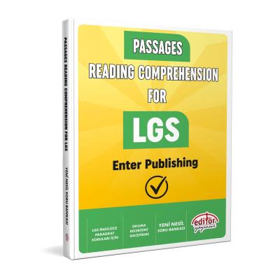 Editör Yayınları LGS 8. Sınıf Passages Reading Comprehension For LGS Enter Publishing