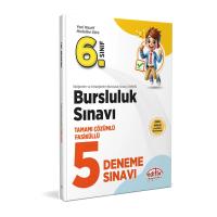 Editör Yayınları 6. Sınıf Bursluluk Tamamı Çözümlü Fasiküllü 5 Deneme Sınavı
