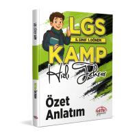 Editör Yayınları LGS 8. Sınıf 1. Dönem Kamp Hızlı Tekrar Özet Anlatım