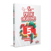Editör Yayınları 4. Sınıftan 5. Sınıfa Proje Okulları Seçme Sınavı Tamamı Çözümlü 5 Deneme