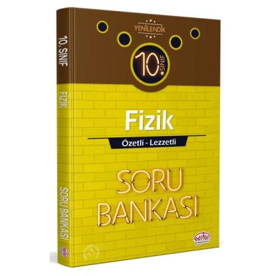 Editör Yayınları 10. Sınıf Fizik Özetli Lezzetli Soru Bankası