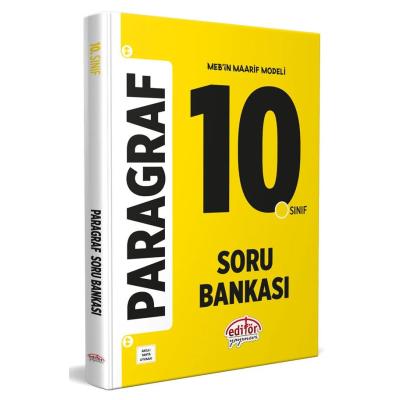 Editör Yayınları 10. Sınıf Paragraf Soru Bankası