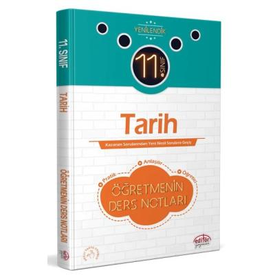 Editör Yayınları 11. Sınıf Tarih Öğretmenin Ders Notları