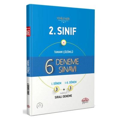 Editör Yayınları 2. Sınıf Tamamı Çözümlü 6 Deneme Sınavı
