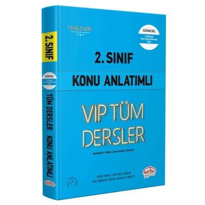 Editör Yayınları 2. Sınıf Vıp Tüm Dersler Konu Anlatımlı Mavi Kitap