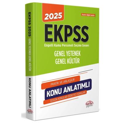 Editör Yayınları 2025 E KPSS Tek Kitap Konu Anlatımlı