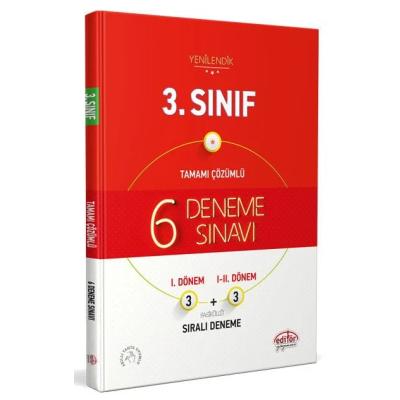 Editör Yayınları 3. Sınıf Tamamı Çözümlü 6 Deneme Sınavı 