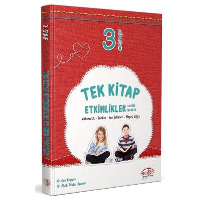 Editör Yayınları 3. Sınıf Tek Kitap Etkinlikler Ve Mini Testler