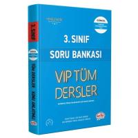 Editör Yayınları 3. Sınıf Vıp Tüm Dersler Soru Bankası Mavi Kitap
