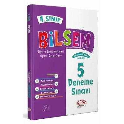 Editör Yayınları 4. Sınıf Bilsem Çözümlü 5 Deneme Sınavı