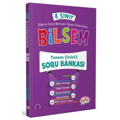 Editör Yayınları 4. Sınıf Bilsem Soru Bankası 