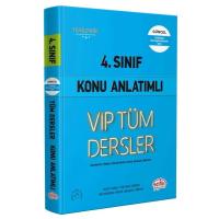 Editör Yayınları 4. Sınıf Vıp Tüm Dersler Konu Anlatımlı Mavi Kitap