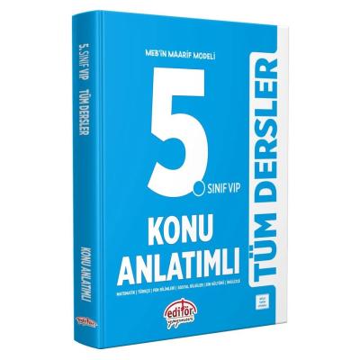 Editör Yayınları 5. Sınıf 2025 VIP Tüm Dersler Konu Anlatımı