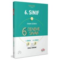 Editör Yayınları 6. Sınıf 6 (3+3) Deneme Sınavı Tamamı Çözümlü
