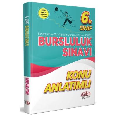 Editör Yayınları 6. Sınıf Bursluluk Sınavı Konu Anlatımlı