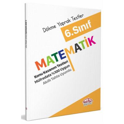 Editör Yayınları 6. Sınıf Matematik Dökme Yaprak Testler