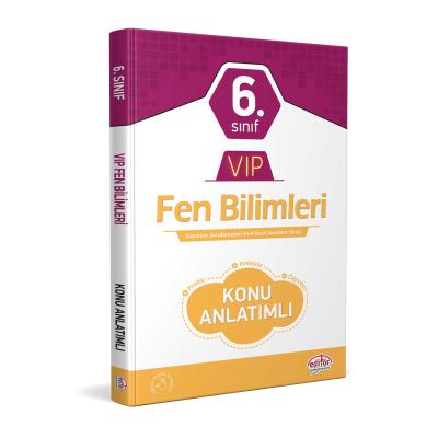 Editör Yayınları 6. Sınıf Vıp Fen Bilimleri Hızlı Konu Anlatımlı