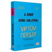 Editör Yayınları 6. Sınıf Vıp Tüm Dersler Konu Anlatımlı Mavi Kitap