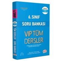 Editör Yayınları 6. Sınıf Vıp Tüm Dersler Soru Bankası Mavi Kitap