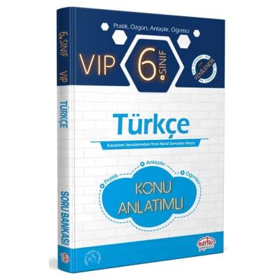 Editör Yayınları 6. Sınıf Vıp Türkçe Konu Anlatımlı