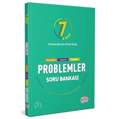 Editör Yayınları 7. Sınıf Problemler Soru Bankası