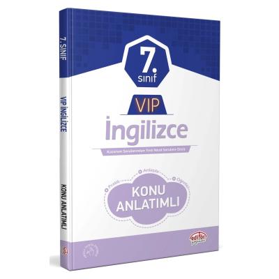 Editör Yayınları 7. Sınıf Vıp İngilizce Konu Anlatımlı