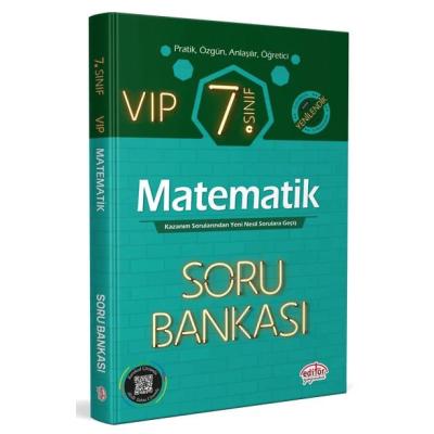 Editör Yayınları 7. Sınıf Vıp Matematik Soru Bankası