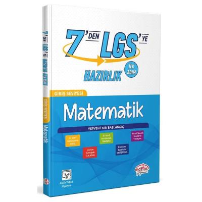 Editör Yayınları 7'Den Lgs'Ye Hazırlık Matematik