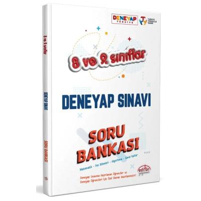 Editör Yayınları 89. Sınıf Deneyap Soru Bankası