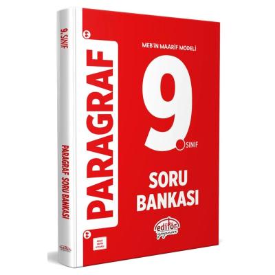 Editör Yayınları 9. Sınıf 2025 Paragraf Soru Bankası