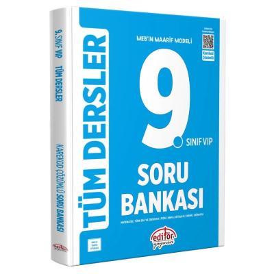 Editör Yayınları 9. Sınıf 2025 Tüm Dersler Soru Bankası