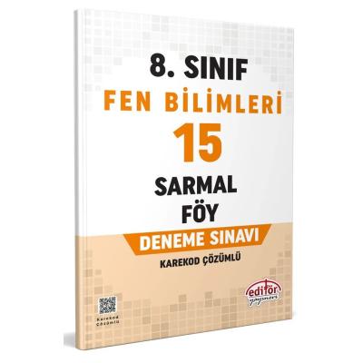 Editör Yayınları Lgs 8. Sınıf Fen Bilimleri 15 Sarmal Föy Deneme Sınavı
