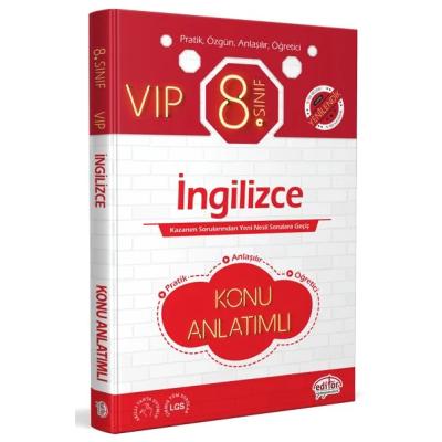 Editör Yayınları Lgs 8. Sınıf Vıp İngilizce Konu Anlatımlı