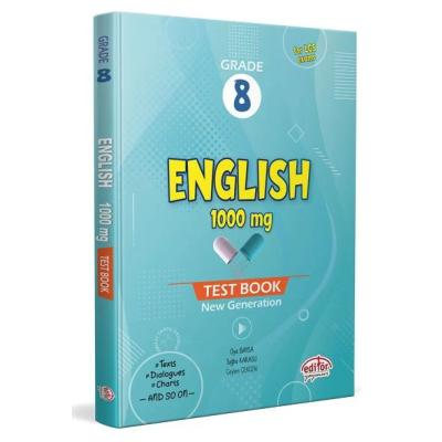 Editör Yayınları Lgs Grade 8 English 1000 Mg Test Book