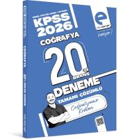 Edu Kariyer Coğrafyanın Kodları 2026 KPSS Coğrafya 20 Branş Deneme Tamamı Çözümlü